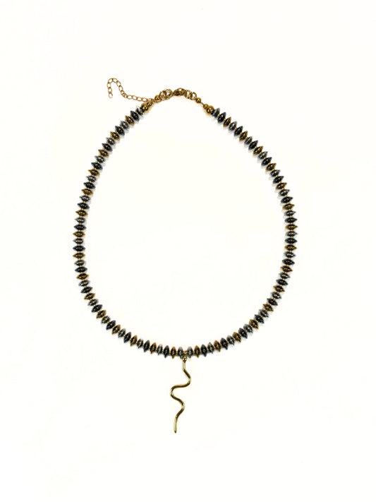 Collar Serpiente Minimal Gold