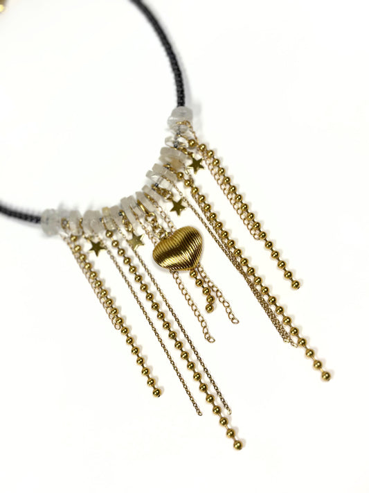 Collar Corazón dorado