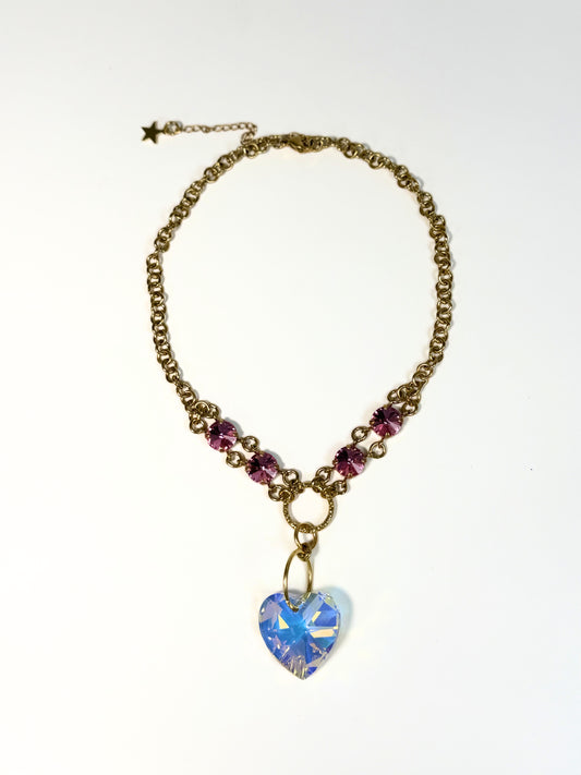 Collar Sweet Heart Rosa