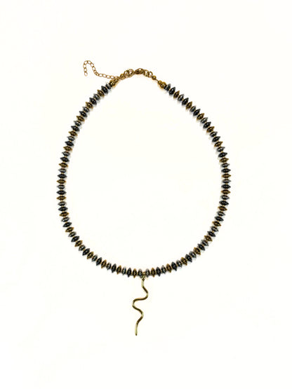 Collar Serpiente Minimal Gold