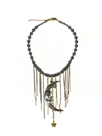 Collar Luna Plateada