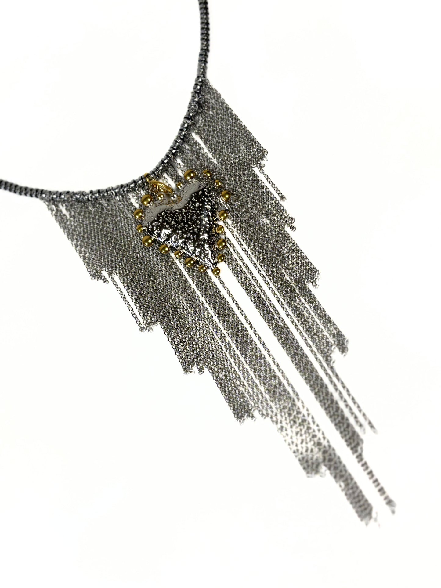 Collar Lluvia de corazón