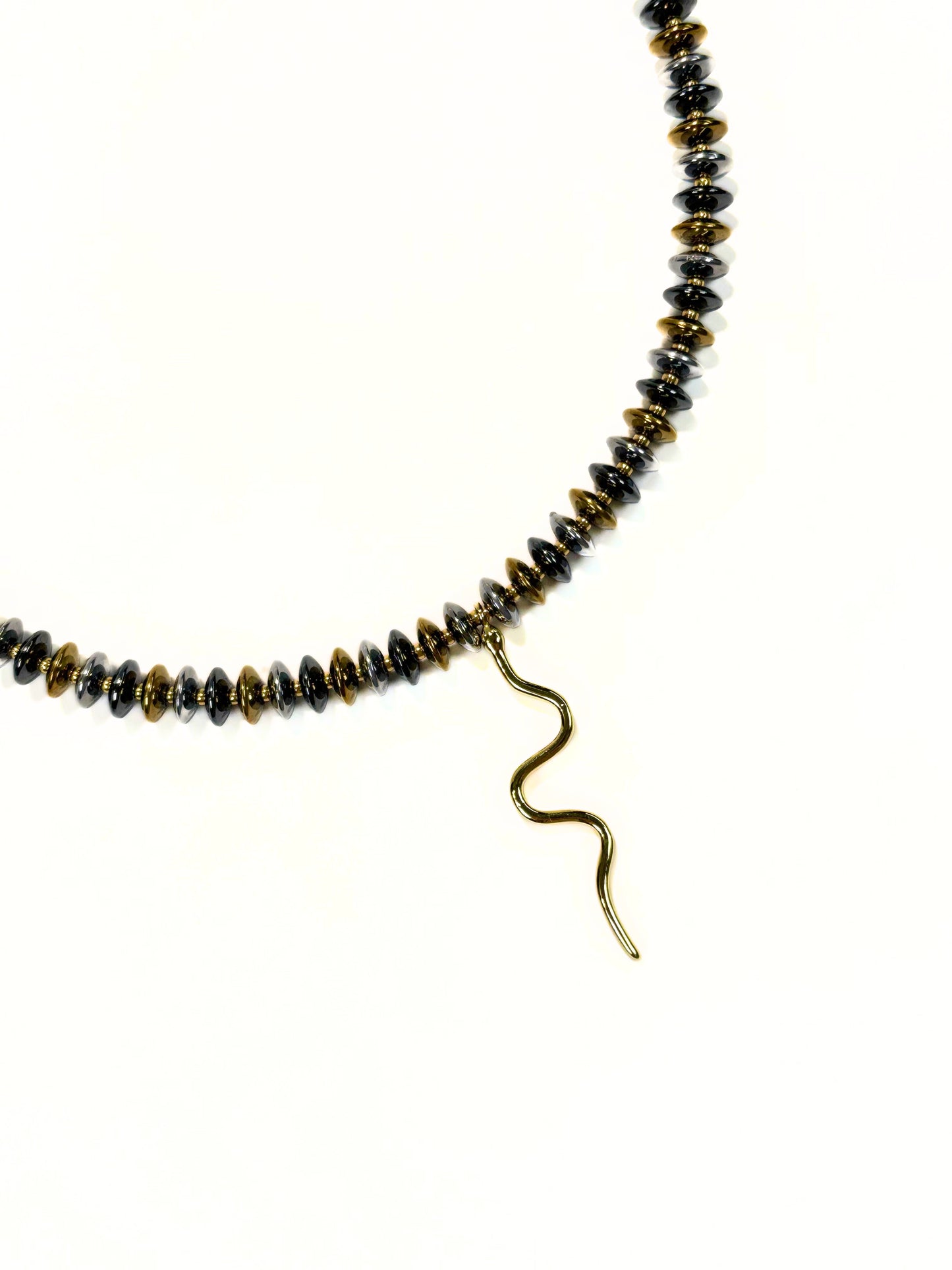 Collar Serpiente Minimal Gold