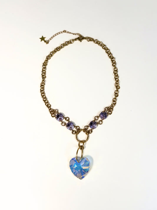 Collar Sweet Heart Lila