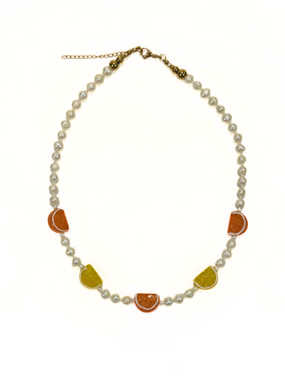 Collar Citrus Pearl