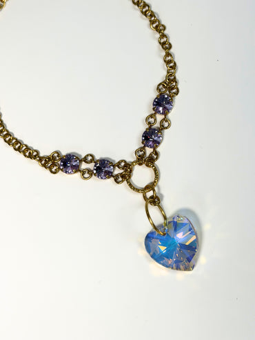 Collar Sweet Heart Lila