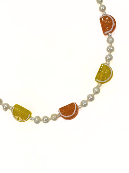 Collar Citrus Pearl