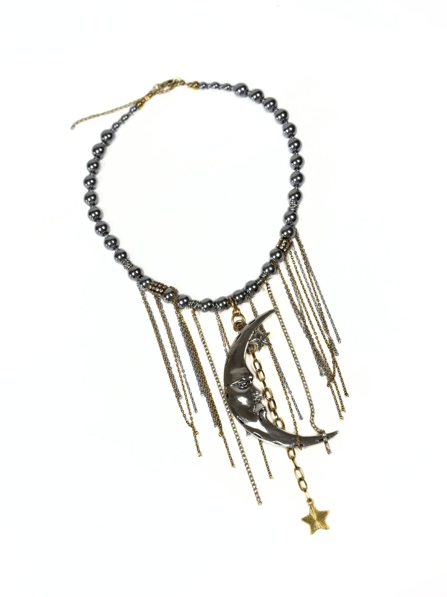 Collar Luna Plateada