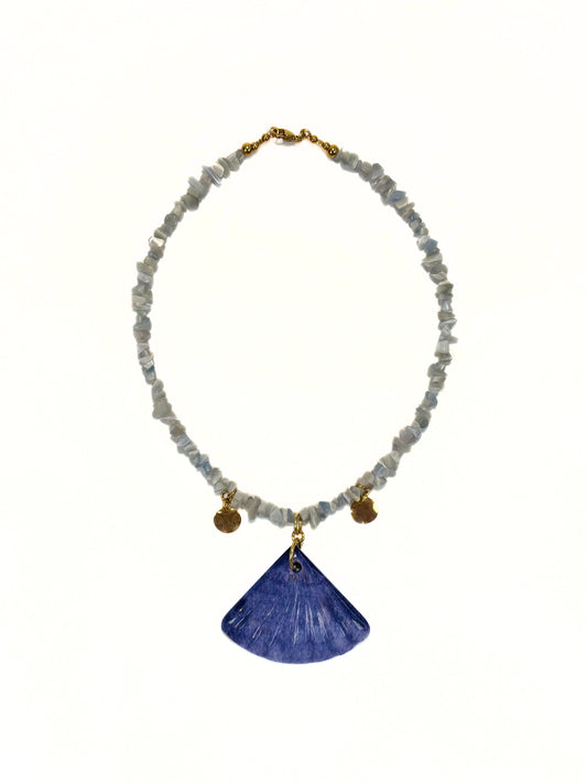 Collar Blue Fan Aura